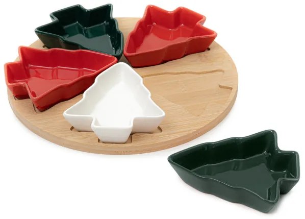 Sada servírovacích misiek TROEL v tvare vianočného stromčeka 832555