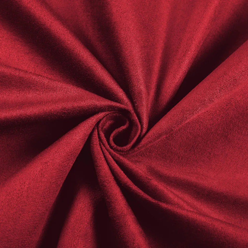 Biante Štvorcový obrus/imitácia brúsenej kože Alcantara ALC-018 Vínovo červený 80x80 cm