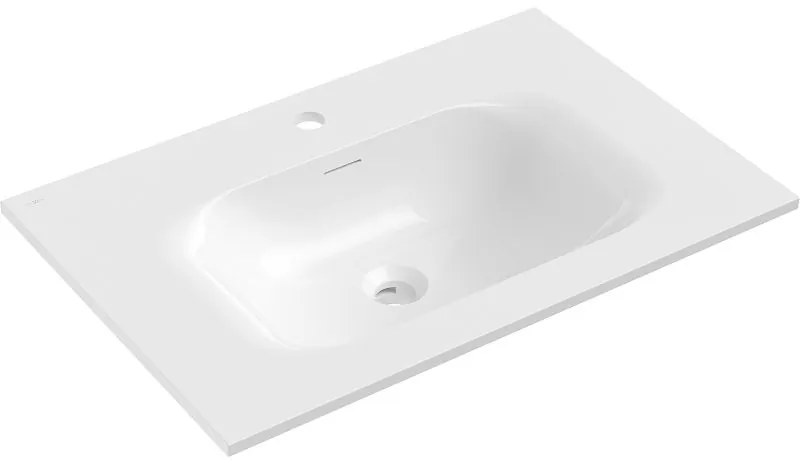 Mexen Vela, umývadlo na zapustenie 71 x 46,5 cm, biela lesklá, 25237000