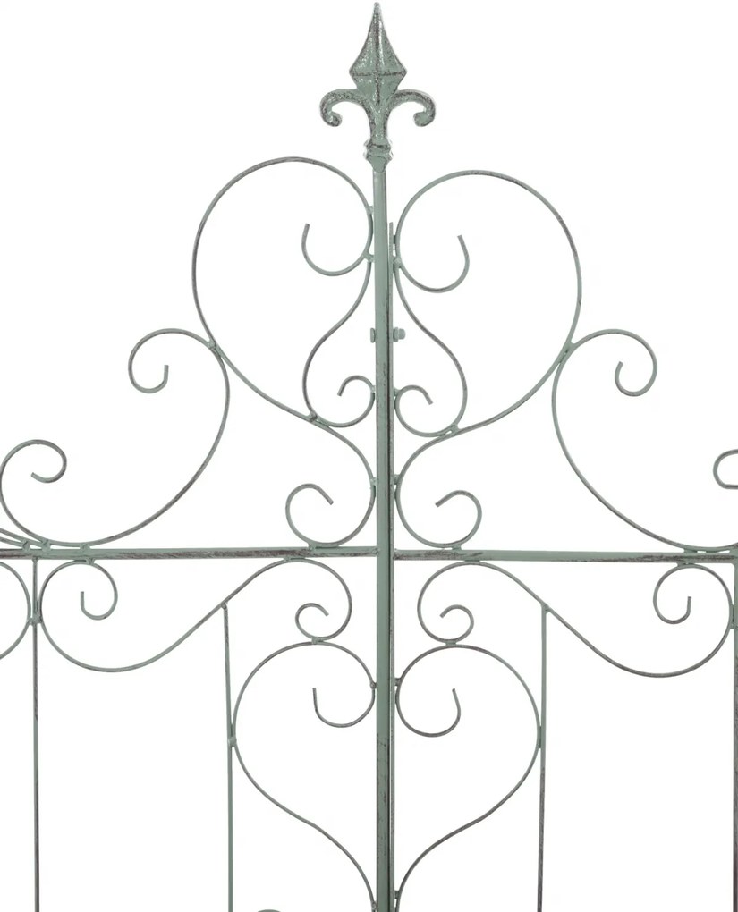 Mriežka na popínavé rastliny Mandevilla - 133 x 99 cm - Zelená antik