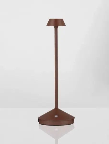 Vonkajšia stolová lampa Lumo hnedá