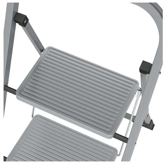 Hailo Sklopné schodíky (strieborná) (100390301)