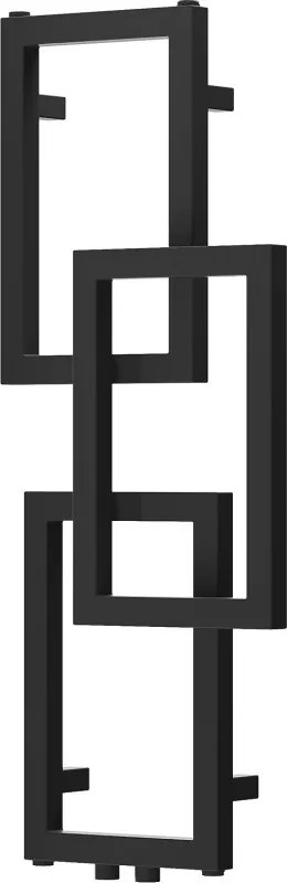 Mexen Grid, dekoratívny kúpeľňový radiátor 870 x 360 mm, 209 W, čierna, W215-0870-360-00-70