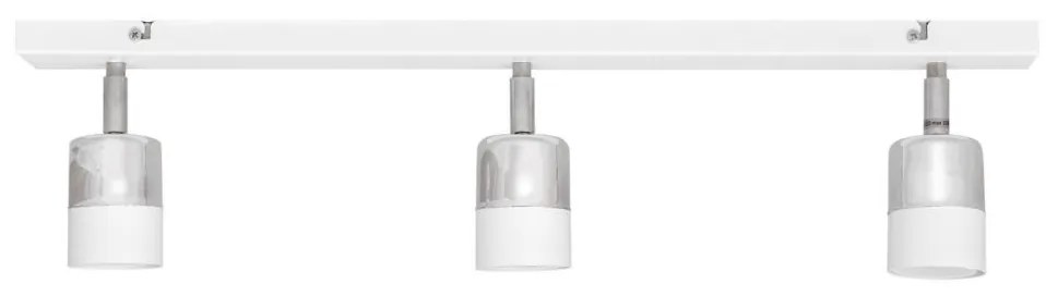 Helam LED Bodové svietidlo TUBSSON 3xGU10/6,5W/230V biela/lesklý chróm HE1410