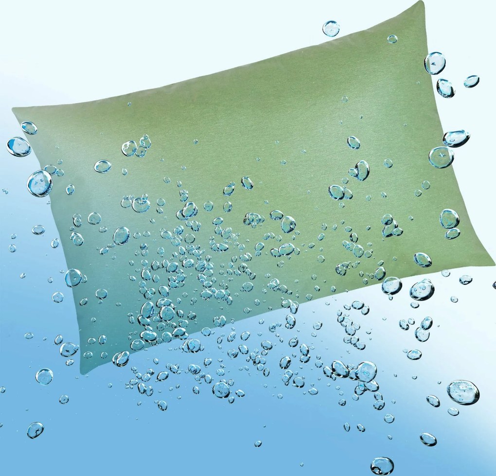 Vodeodolný vankúš JESS Garden 40x60 cm - zelený