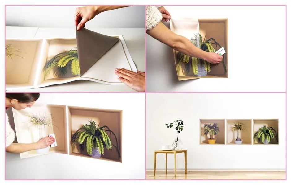 Samolepka s 3D efektom Fanastick Buddha Statue