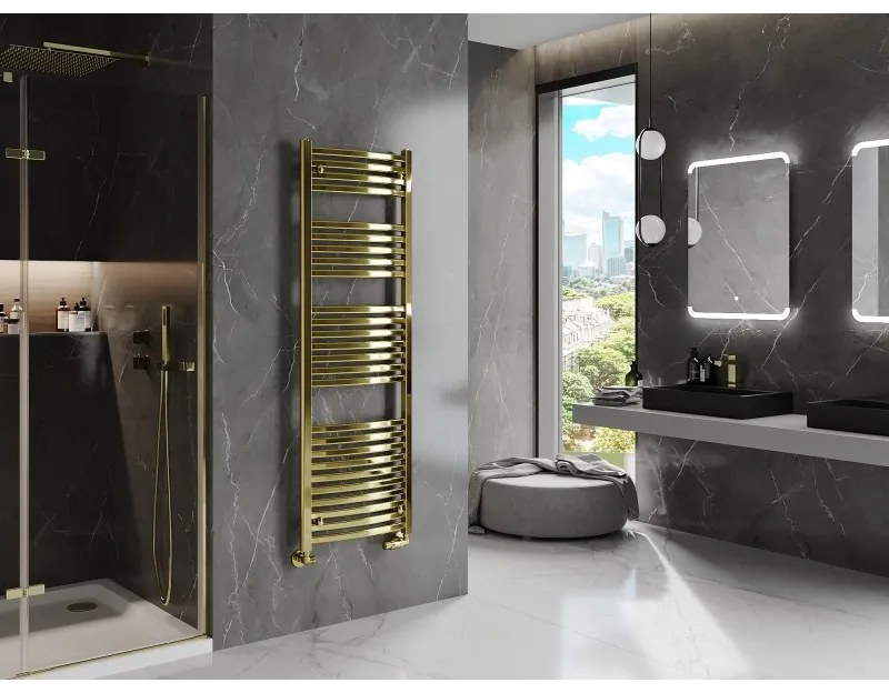 Mexen Helios, vykurovacie teleso 1500x500 mm, 537 W, zlatá lesklá, W103-1500-500-00-50