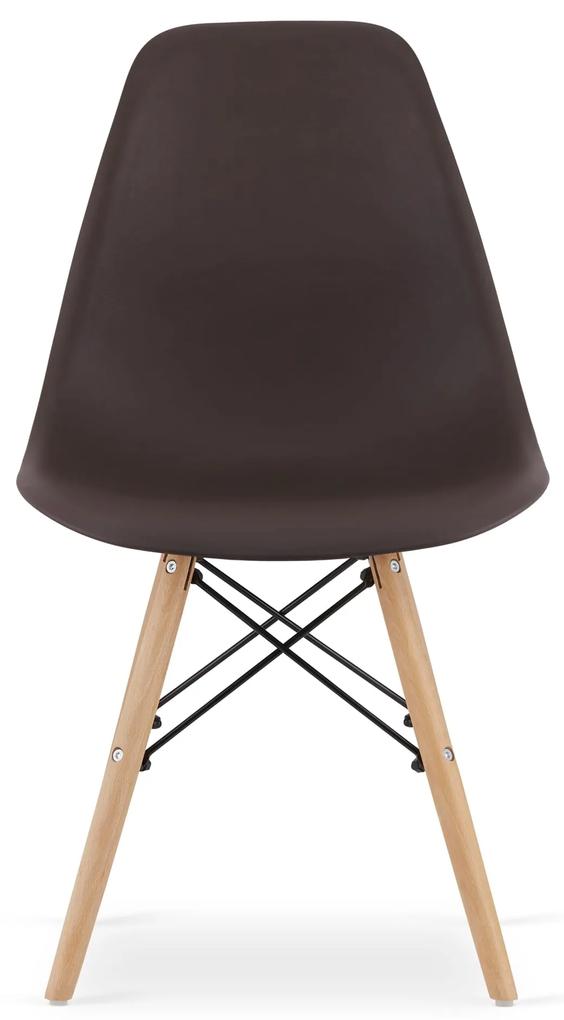 Dekorstudio Dizajnová stolička ENZO L hnedá Počet stoličiek: 2ks