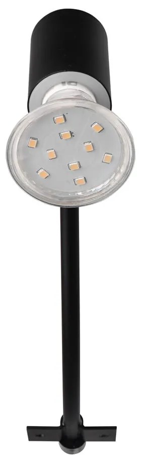 Matne čierne nástenné svietidlo (dĺžka 34 cm) Giada - Trio