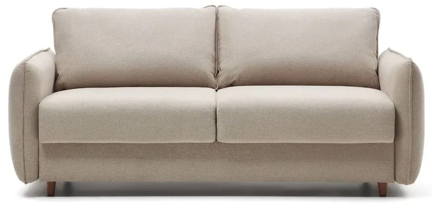 Béžová rozkladacia pohovka 185 cm Carlota – Kave Home