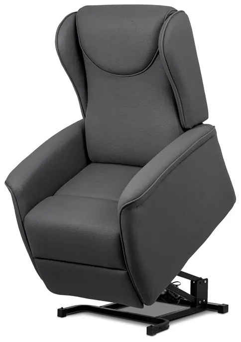 Autronic BONTEC Polohovacie kreslo, elektrické káblové ovládanie, šedá, látka, TV-1192 GREY2 Farba: Béžová