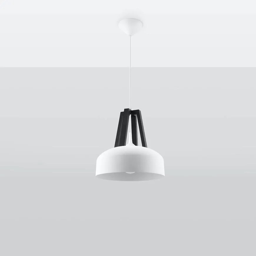 Luster Casco A-0387 biely/čierna