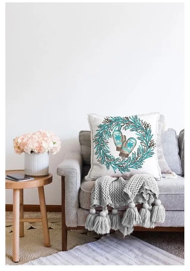 Obliečka na vankúš s vianočným motívom 43x43 cm – Mila Home