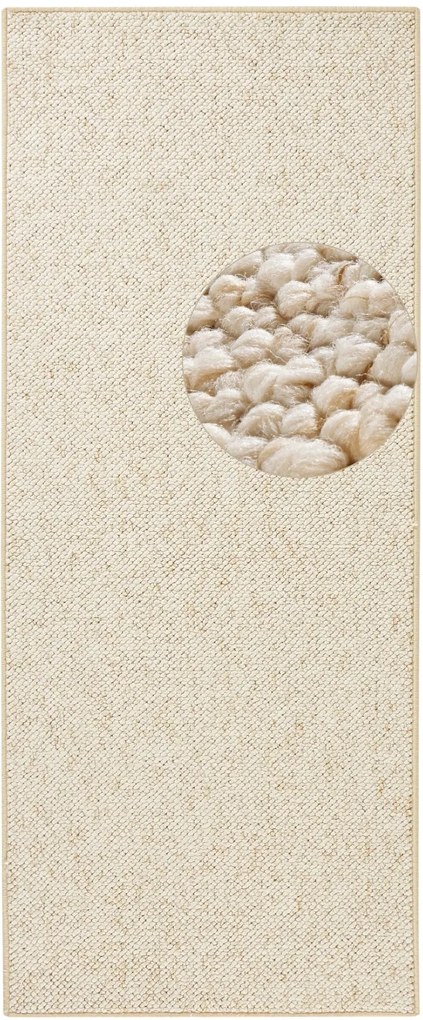 Behúň Wolly 102843, 80x200, biela, obývacia izba, BT Carpet