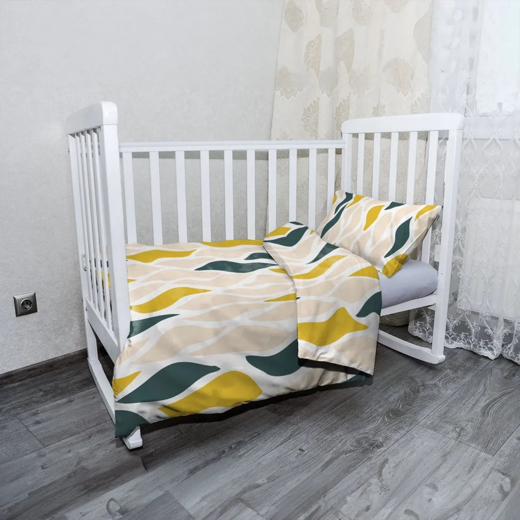 Sablio Mikroplyšové detské obliečky do postieľky Harmónia tvarov - 120x90 / 40x60