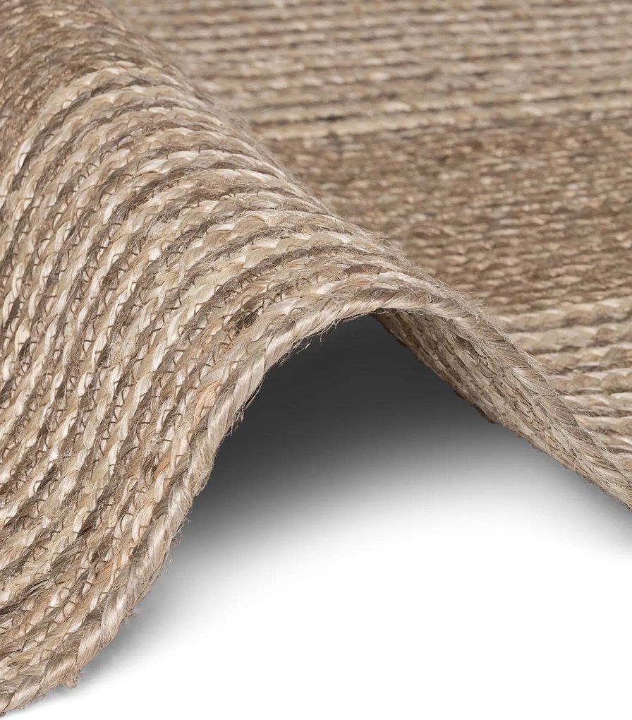 Hanse Home, Behoň Juno 106329 Natural White Brown, 80x300, hnedá, chodba / predsieň
