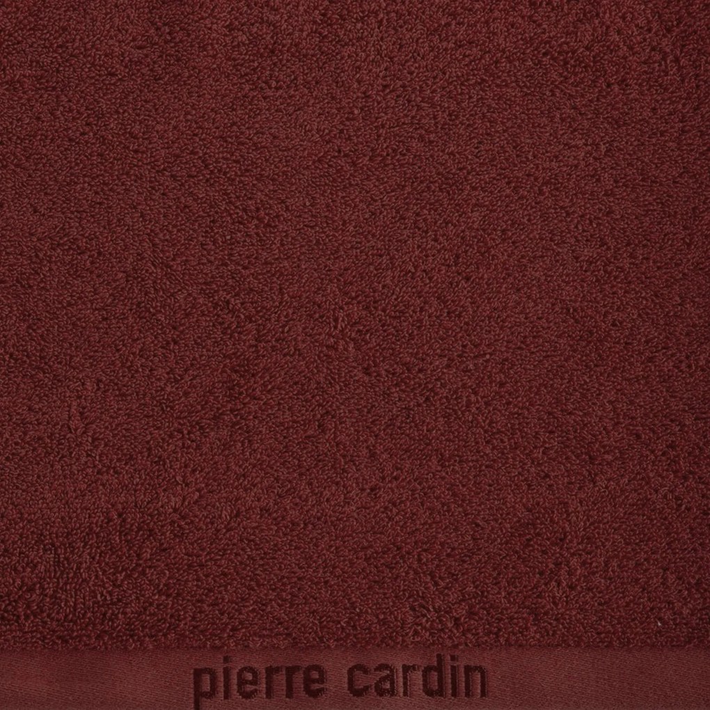 BAVLNENÝ UTERÁK PIERRE CARDIN EVI 70X140 CM TEHLOVÁ