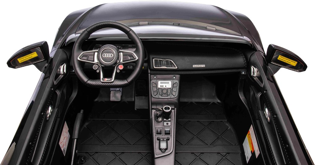 Ramiz Audi Spyder R8 LIFT vozidlo Čierna