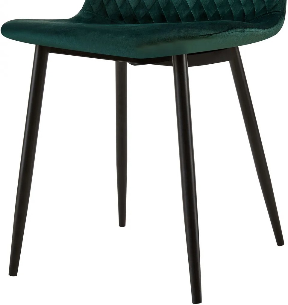 Stolička Giverny zamat - zelená