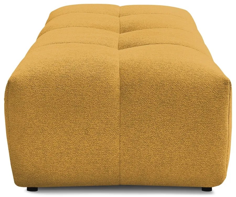 Ženilková podnožka v horčicovej farbe Everest – Bobochic Paris