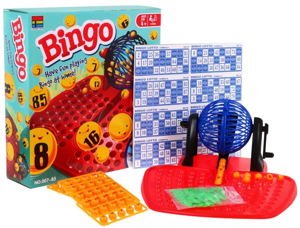 Lotériova hra Bingo pre deti 4+ číselná lotéria ZGR.007-85