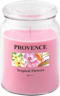 Provence Vonná sviečka v skle PROVENCE 510g, tropické kvety