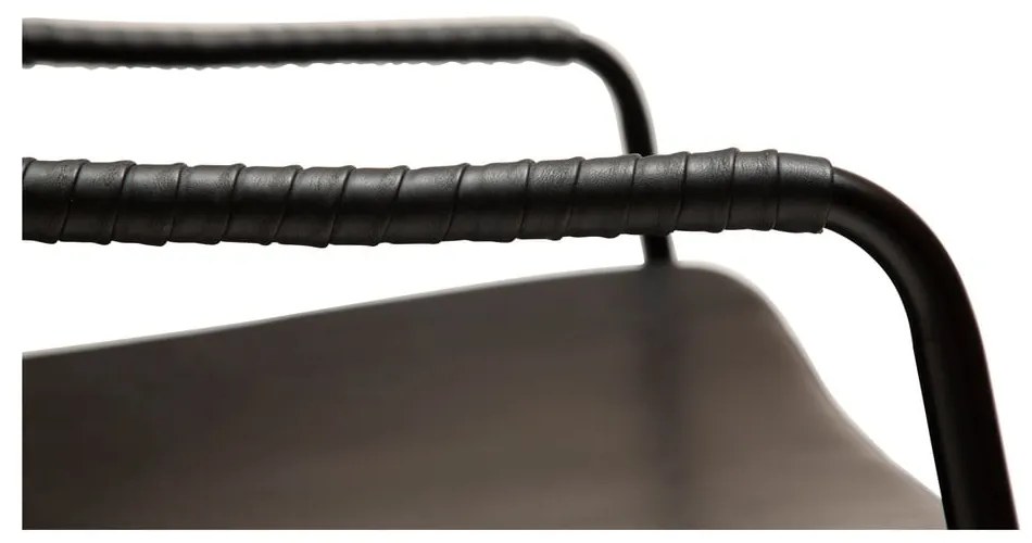 Čierne kreslo z imitácie kože DAN-FORM Denmark Boto