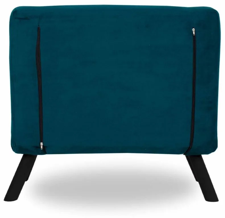 Rozkladacie kreslo Sando 60 cm petrolejové
