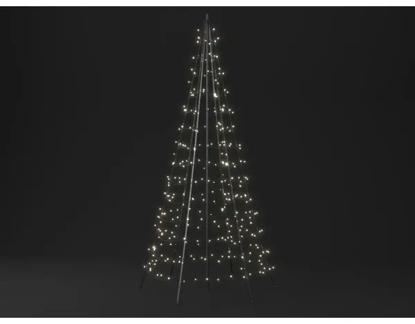 Twinkly TWP300SPP-BEU- LED RGBW Vonkajší vianočný stromček 300xLED 2m IP44 Wi-Fi