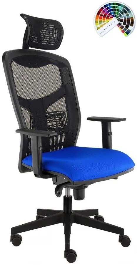 ALBA Kancelárska stolička YORK SIEŤ ŠÉF čalúnenie FILL, SUEDINE