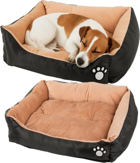 Pelech pre psa / mačku M - Tlapka čierno-hnedý