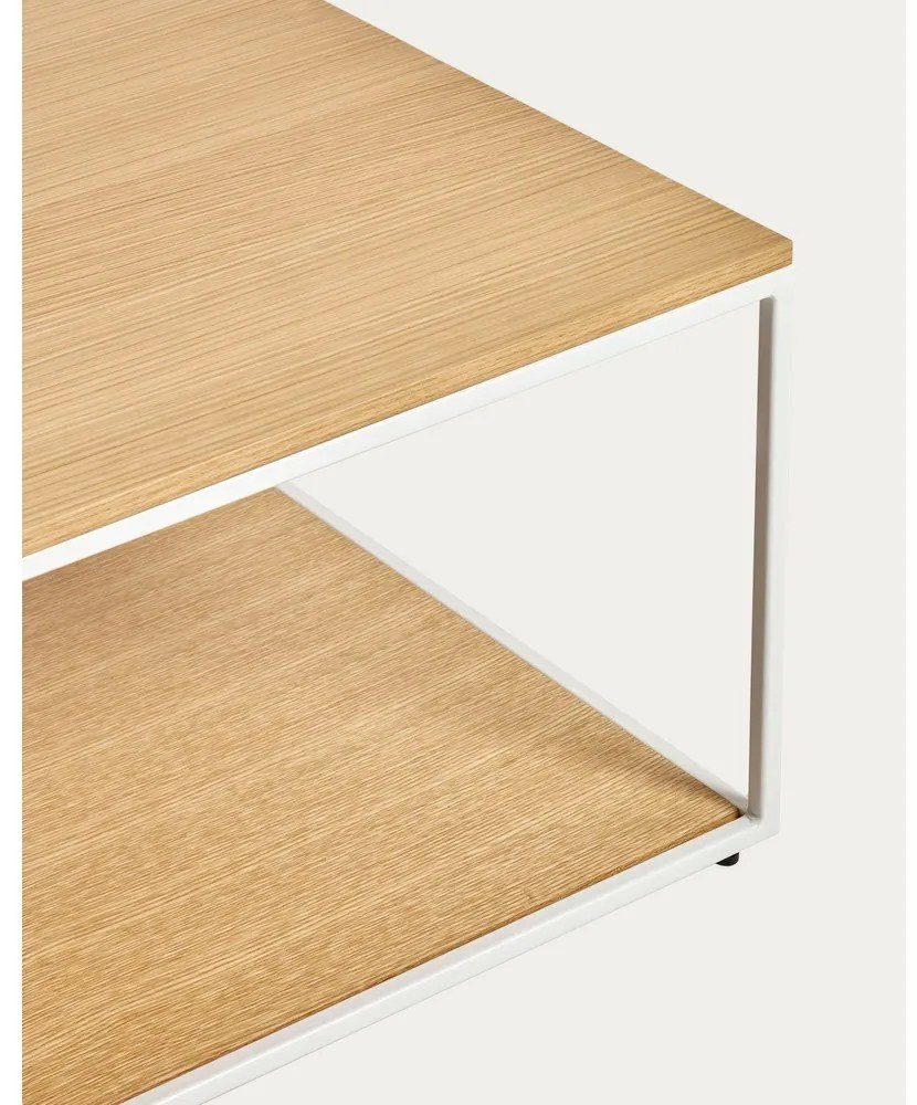 Konferenčný stolík vo svetloprírodnej farbe s doskou v dubovom dekore 60x110 cm Yoana – Kave Home