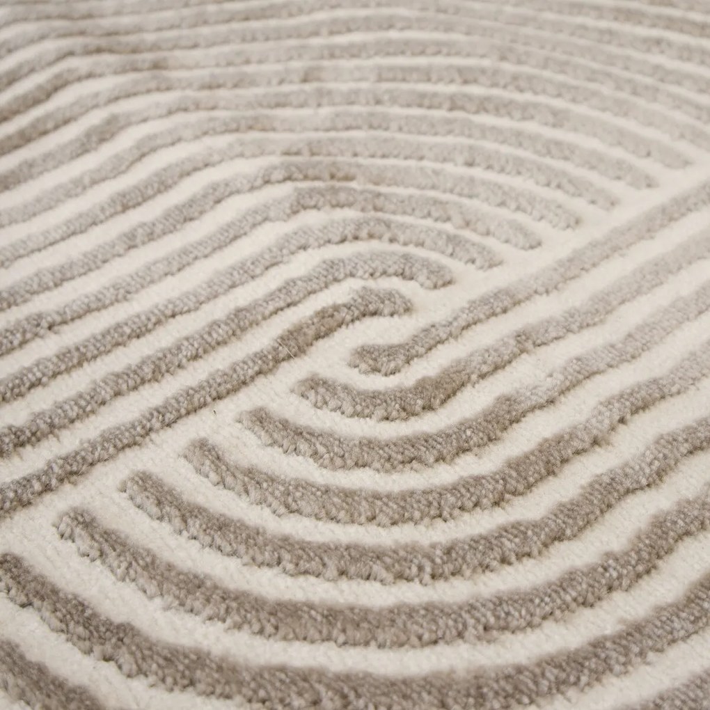 Angel Carpet, Kusový koberec Zafiro 19 Gold, 60x110, žltá, kancelária
