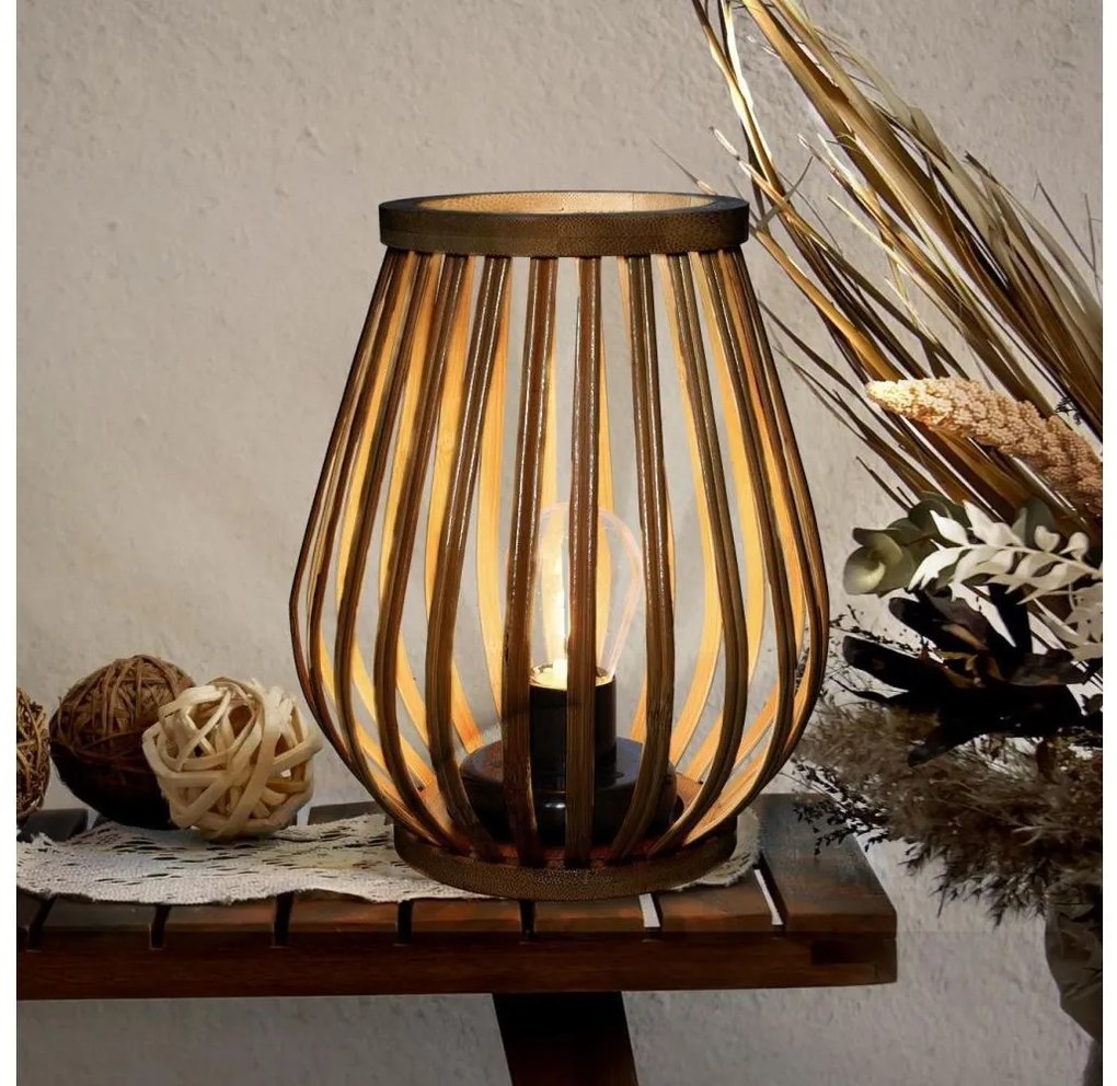 Solight WO3106 - LED Dekoračná stolná lampa LED/2xAA bambus
