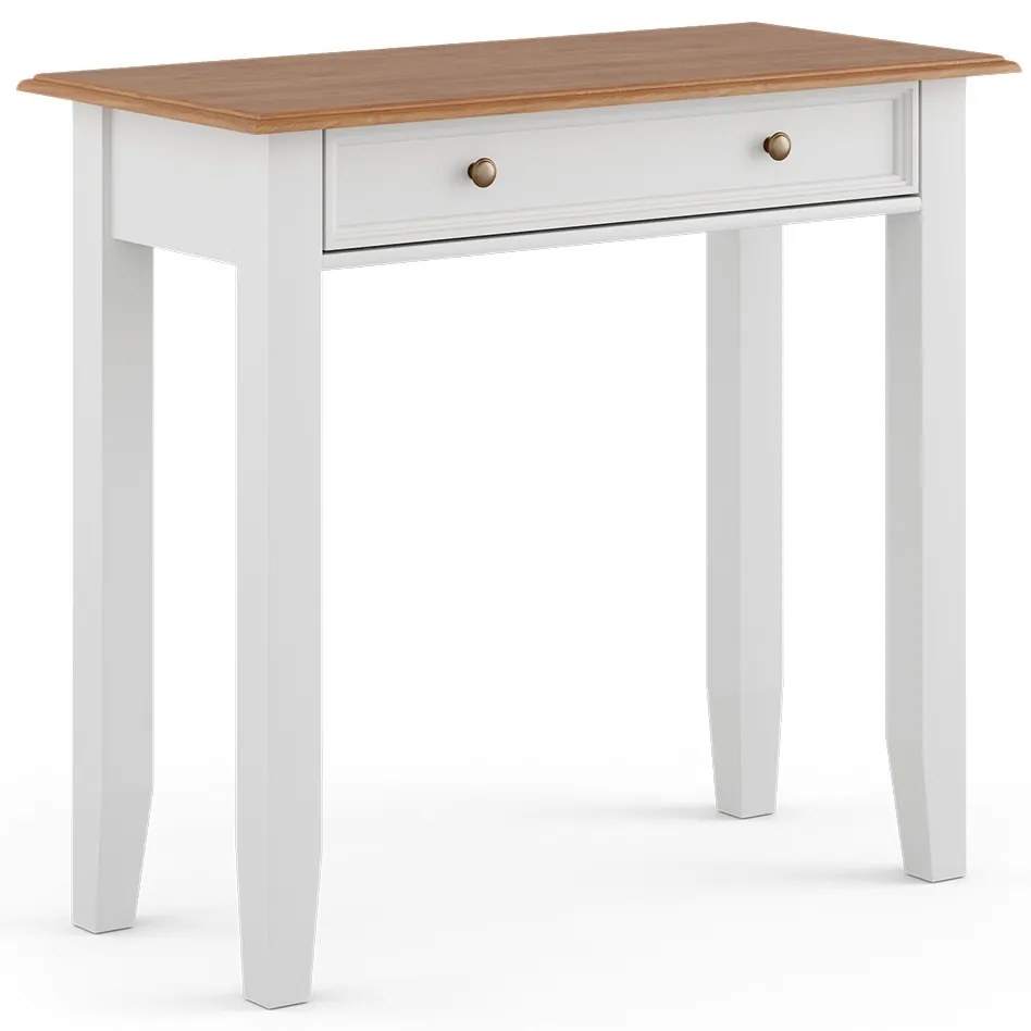 PROXIMA.store - Rustikálny toaletný stolík 0.3 - BELLUNO ELEGANTE FARBA: biela - dub