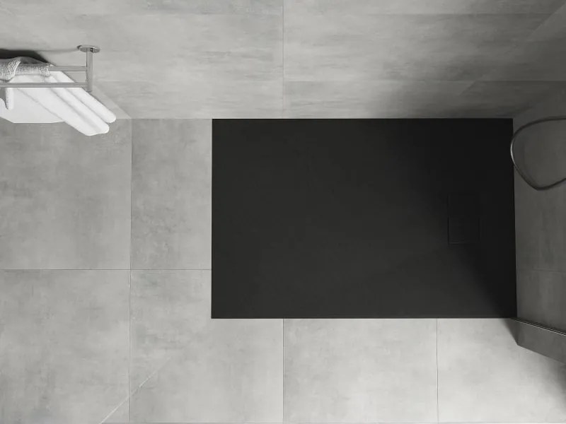 Mexen Hugo obdĺžnikový sprchovací kút SMC 120 x 80 cm, čierny - 42708012