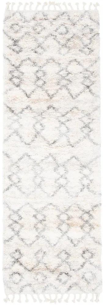 Kusový koberec shaggy Tizoc krémový atyp 80x300cm