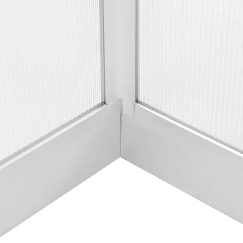 vidaXL Skleník, hliník 421x190x195 cm, 15,6 m³-