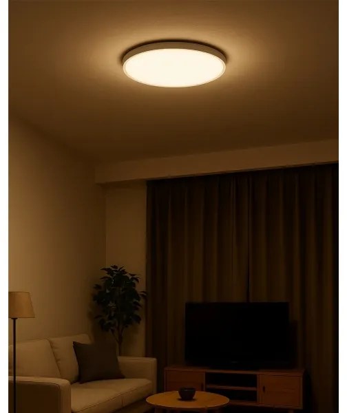 LED stropné svietidlo LED/32W/230V 3000/4000/6500K pr. 40 cm biele