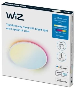 WiZ - LED RGBW Stmievateľné bodové svietidlo RUNE LED/21W/230V biela Wi-Fi