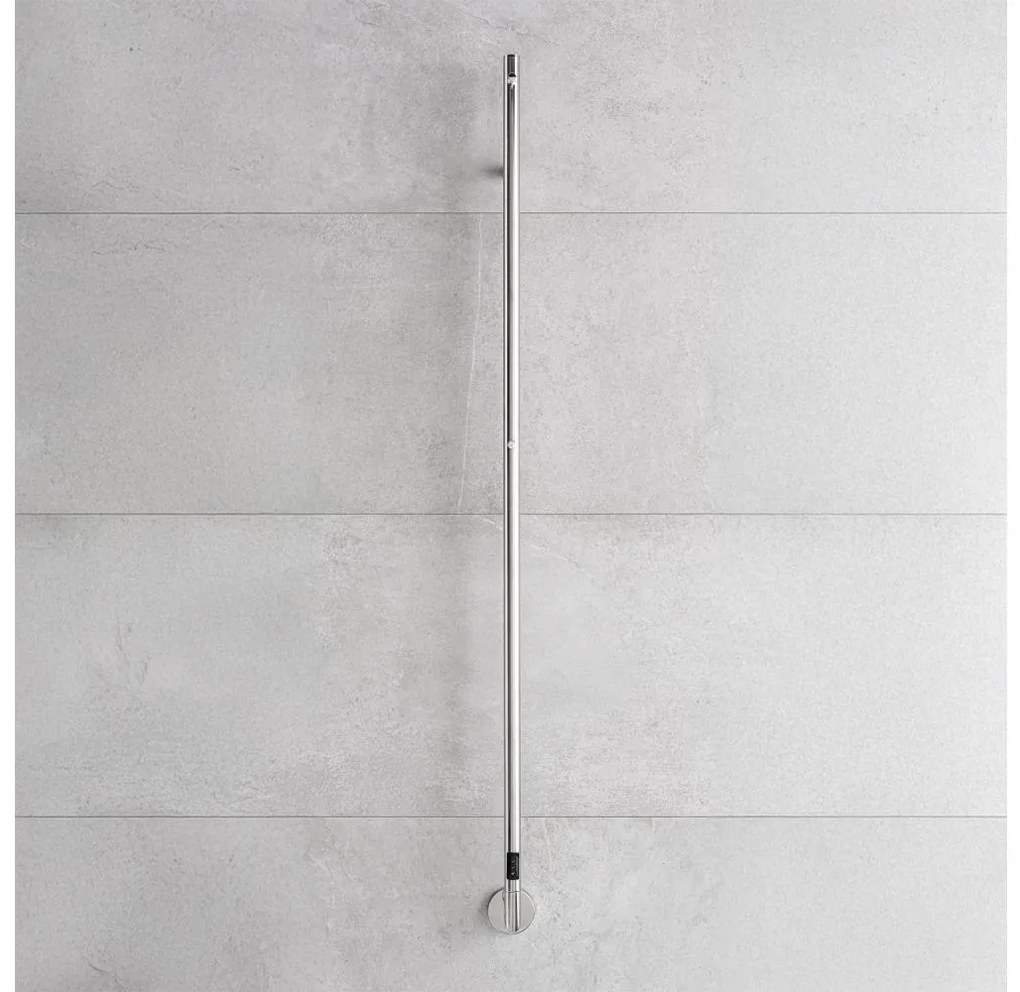 P.M.H. OL1SS - Elektrický sušiak na uteráky OLE, 24 W/230 V, 170 cm, IP44, leštená nerezová oceľ