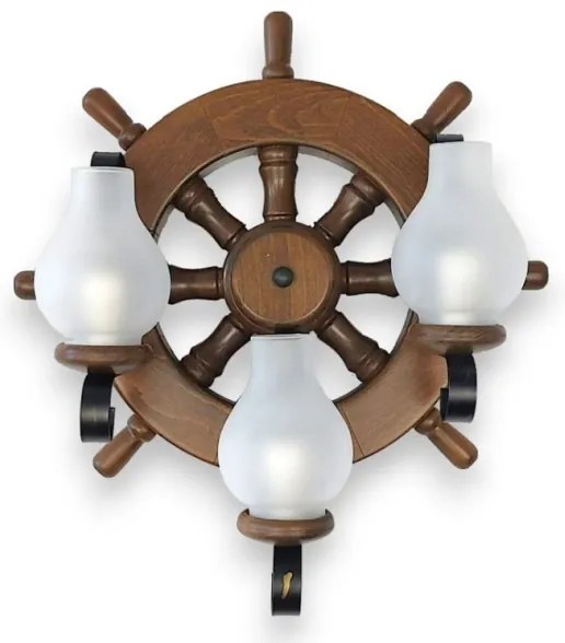 Brilagi - Nástenné svietidlo TIMONA 3xE14/40W/230V buk/orech