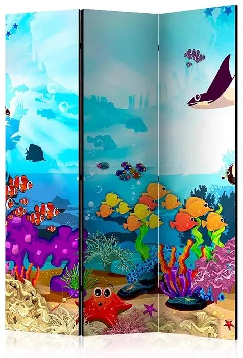Paraván - Underwater Fun [Room Dividers] Veľkosť: 135x172, Verzia: Jednostranný