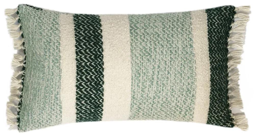 Vankúše Malagoon  Berber grainy green cushion