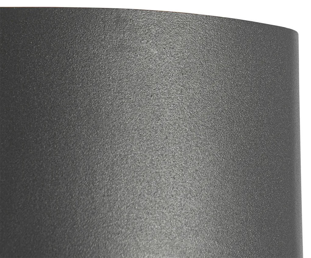 Vonkajšia nástenná lampa tmavosivá vrátane LED 4-svetlo IP54 - Silly