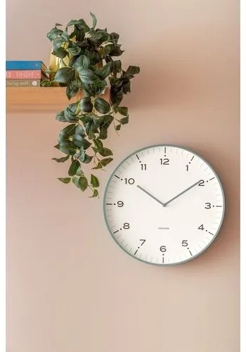 Karlsson 6011BL dizajnové nástenné hodiny modrá, pr. 40 cm