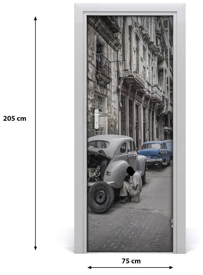 Fototapeta samolepiace na dvere hawana 75x205 cm