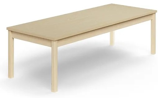 Stôl DECIBEL, 1800x700x530 mm, akustický HPL, breza