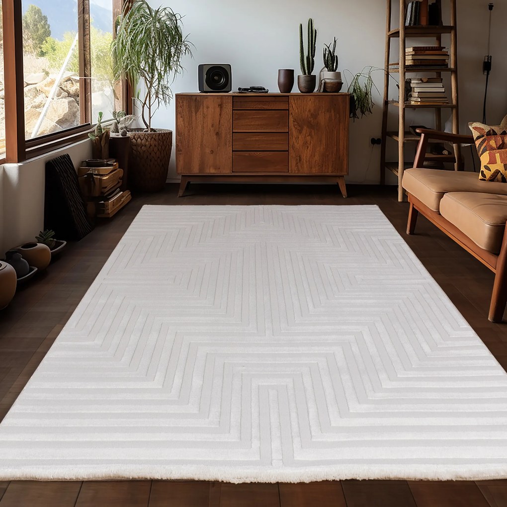 Ayyildiz 200x290 cm Kusový koberec Sahara 1111 Cream, biela, obývacia izba