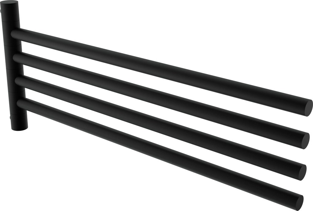 Nimco Držiak na uteráky otočný, 42 cm BORMO čierna - BRC 11096-4-90